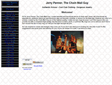 Tablet Screenshot of chainmailguy.com